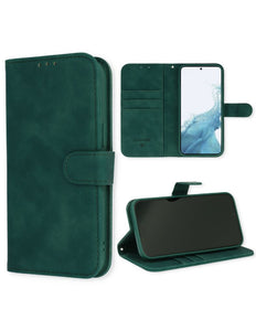 Samsung Galaxy S23 Plus case wallet book case green