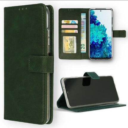 Samsung Galaxy S23 Ultra case wallet book case green