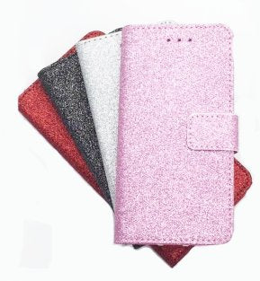 Samsung Galaxy S8 Hülle Glitzer Glamm Wallet / Book Case / Book Cover / Phone Case / Cover