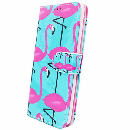 Samsung Galaxy S9 Flamingos print hoesje - Wallet print case