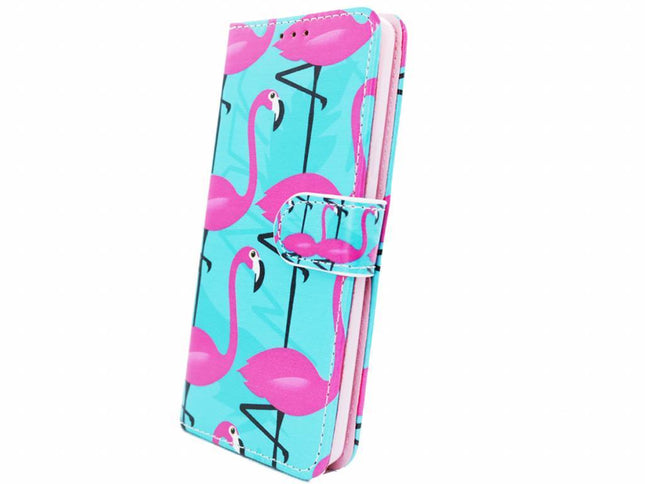 Samsung Galaxy S9 Flamingos print case - Wallet print case