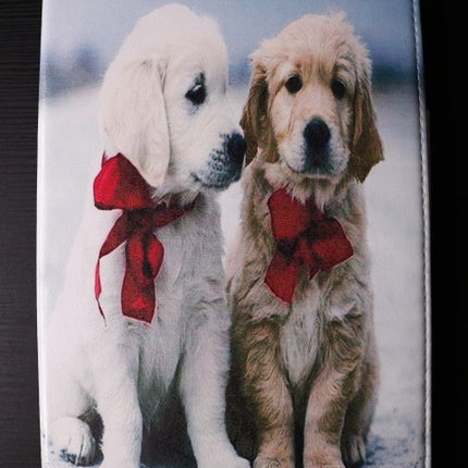 Samsung Galaxy S8 hoesje Schattig honden opdruk- Wallet case booktype hondje printed