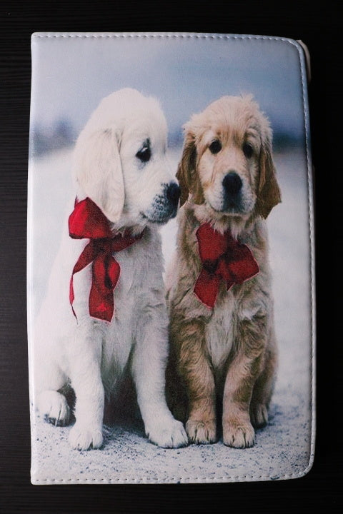 Samsung Galaxy S8 hoesje Schattig honden opdruk- Wallet case booktype hondje printed