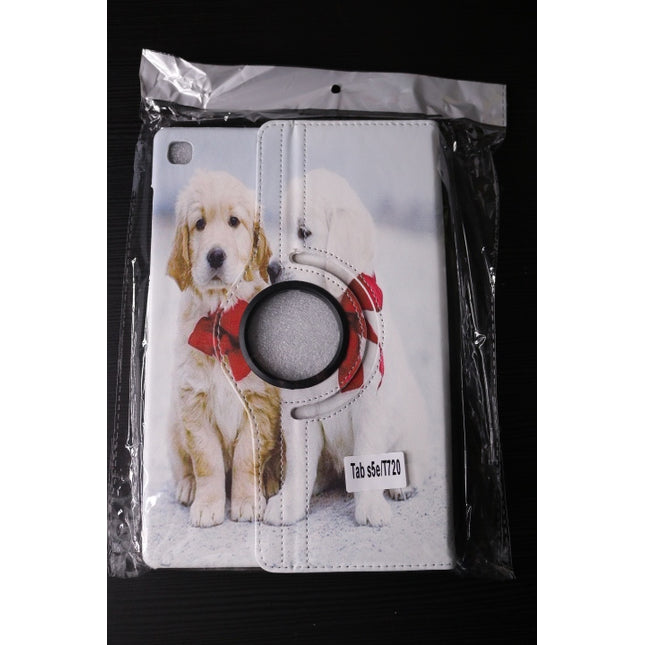 honden print hoes voor Samsung Galaxy Tab S5e 10.5 inch 2019 Model T720 -Cover -Case - 360° draaibaar hoesje
