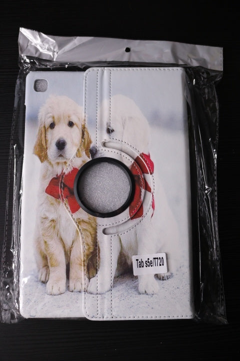 dog print case for Samsung Galaxy Tab S5e 10.5 inch 2019 Model T720 -Cover -Case - 360° rotatable case 