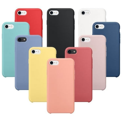 iPhone X / iPhone Xs Silikonhülle Rückseite, stoßfeste Hülle, alle Farben (Mischfarbe) 