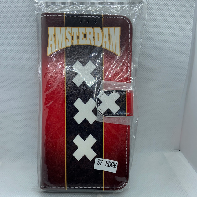 Samsung Galaxy S7 edge Ajax case - Ajax-Amsterdam print folder- Wallet Case