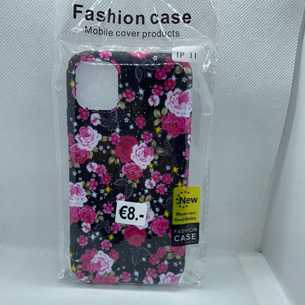 iPhone 11 achterkant hoesje mooie bloemen print case