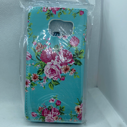 Samsung Galaxy S7 edge hoesje bloemen print case mapje- Wallet Case