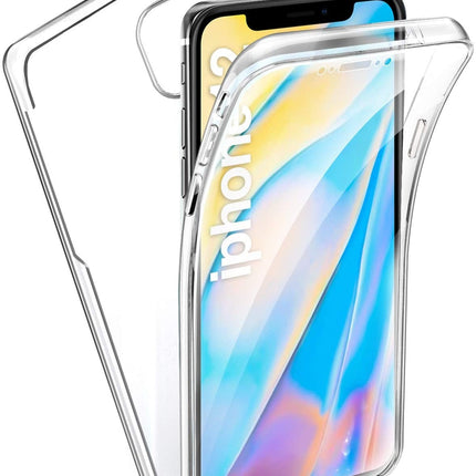 360° Full Cover Transparente TPU-Hülle für iPhone 14 Pro