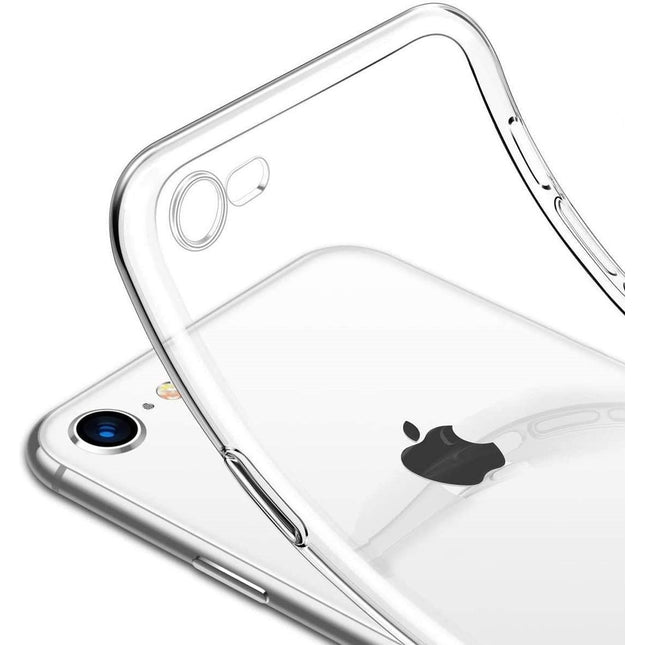 iPhone 7 /8 /SE 2020  hoesje achterkant doorzichtig transparant antishock backcover case