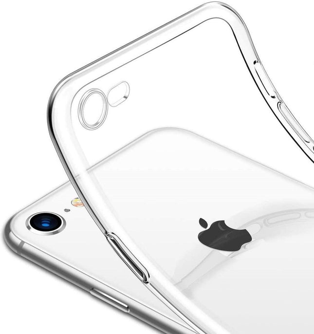 iPhone 7 /8 /SE 2020  hoesje achterkant doorzichtig transparant antishock backcover case