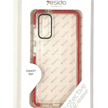iPhone 11 Pro Max case back transparent with red border back cover case