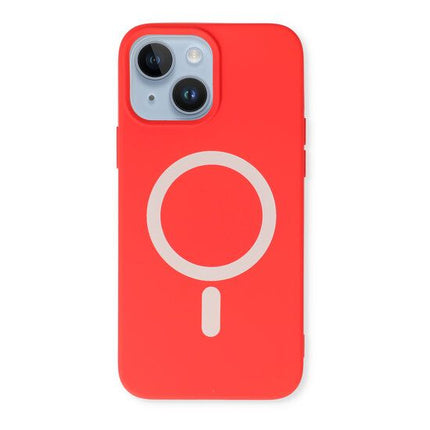 iPhone 11 Hoesje Rood kleur Magnetic MagSafe Case