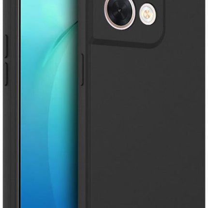 Oppo A78 5G hoesje achterkant silliconen case zwart Cover black