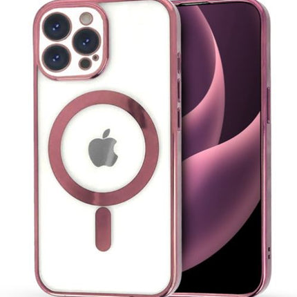 iPhone 14 hoesje magsafe roze
