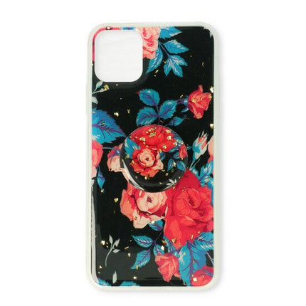 Printed Kickstand Backcover - iPhone 11 - Bloemen Vintage