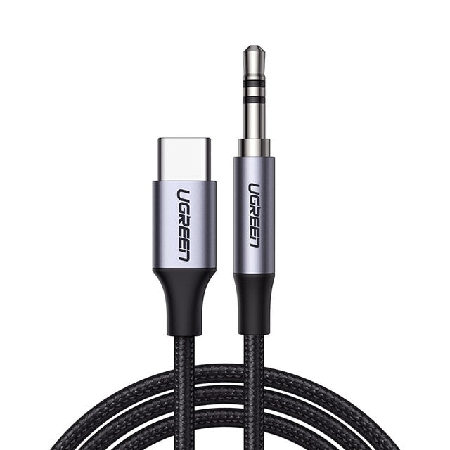 UGREEN Mini Jack 3.5mm AUX to USB-C Cable 1m (No Chip)