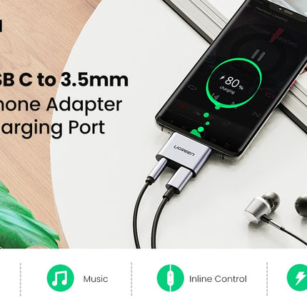 USB C to Type C 3.5mm Headphone Jack Adapter Aluminum Audio  USB Type C 3.5mm AUX Earphone Converter For Huawei P20 Pro