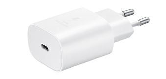 Original Samsung 25W Power Adapter Fast Charge USB-C Adapter White 