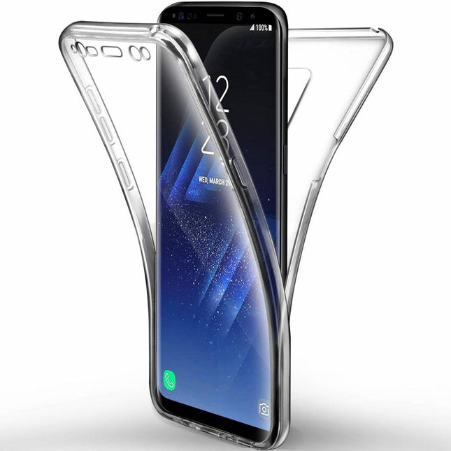 360° Full Cover Transparente TPU-Hülle für Samsung Galaxy S23 Ultra