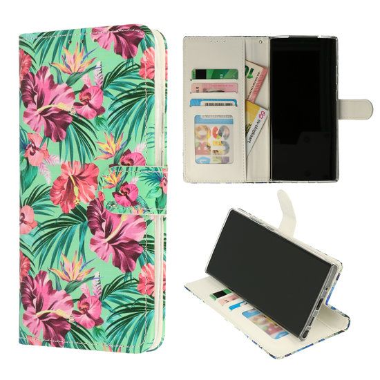 Samsung A32 5G - Bookcase Print - Floral Tropical