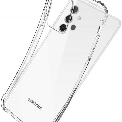 Samsung Galaxy A32 hoesje achterkant doorzichtig transparant antishock backcover case