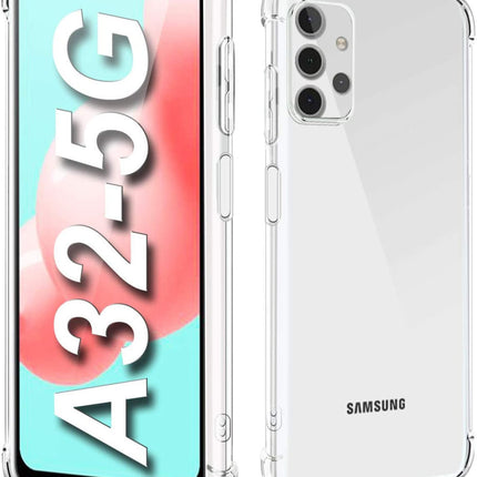 Samsung Galaxy A32 5G  Antishock hoesje achterkant doorzichtig transparant backcover case
