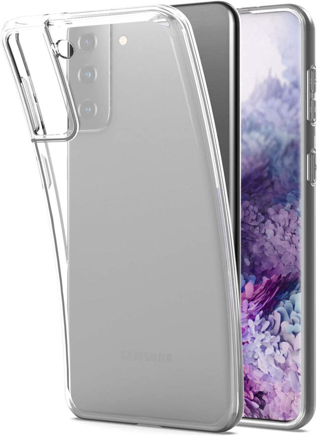 Samsung Galaxy S21 Plus case soft thin back | Transparent Silicone Transparent Clear Cover Bumper 