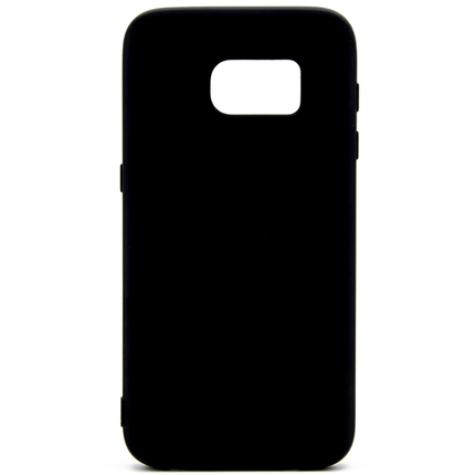 Samsung Galaxy schwarzes Silikon (Gel) Backcover | Rückseite aus TPU, schwarz, weiche, dünne Rückseite, Silikonhülle, Stoßstange