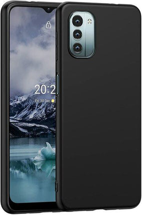 Nokia G21 / Nokia G11 hoesje Silicone Case zwart