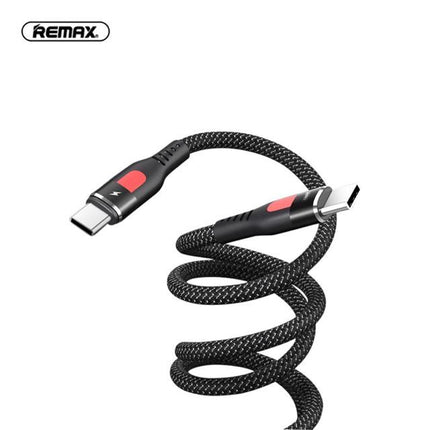 Remax 1 Meter Grijs  USB type C naar USB type C kabel super snel oplaad PD kabel Remax