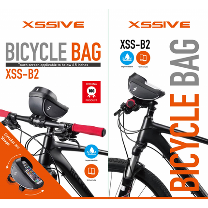 XSSIVE UNIVERSAL BICYCLE BAG B2 - ZWART fiets houder