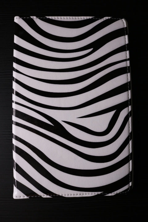 Apple iPad case Zebra print cover 360° rotatable Multi-position - Bookcase cover