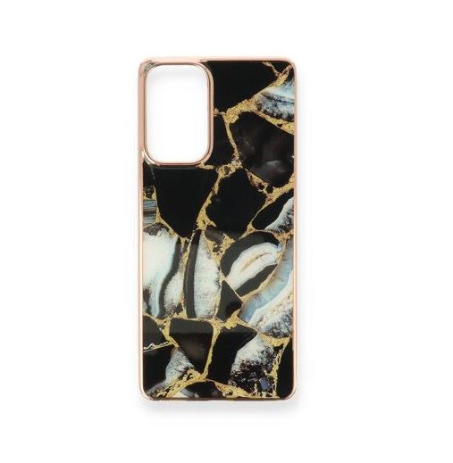 Hülle Marmor Backcover Case - Samsung S23 Plus - Schwarz